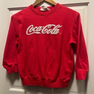 Coca Cola Live Positively Crewneck Sweatshirt. 6 kids.